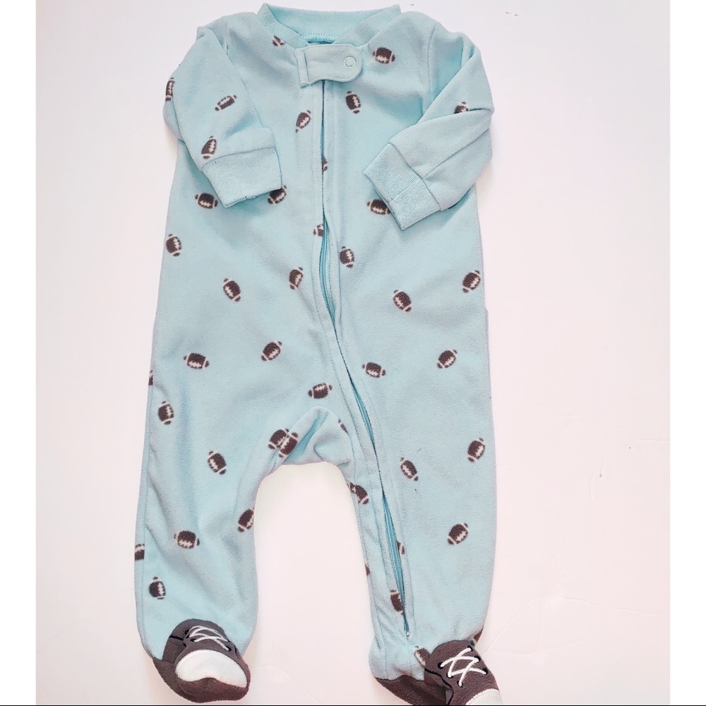 Carters 3 month Football Footies 10/$10
